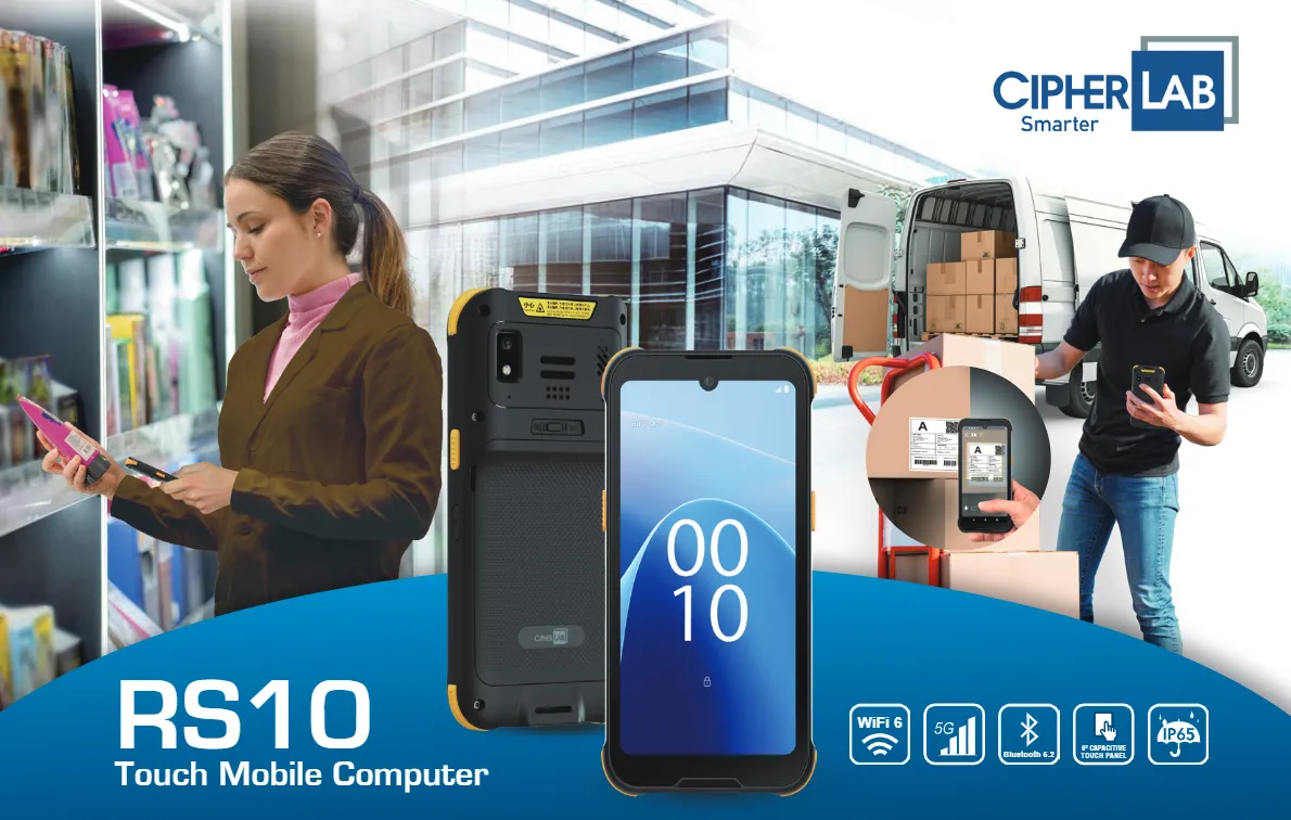 CipherLab RS10 qu&eacute;t OCR đọc chứng từ vận chuyển