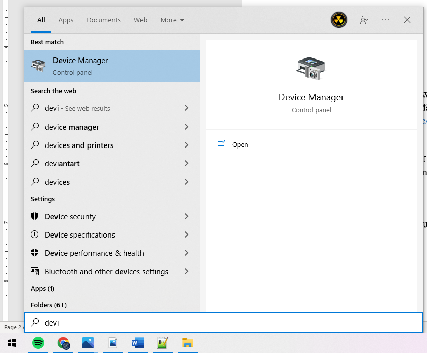 Tìm và mở Device Manager trên Windows